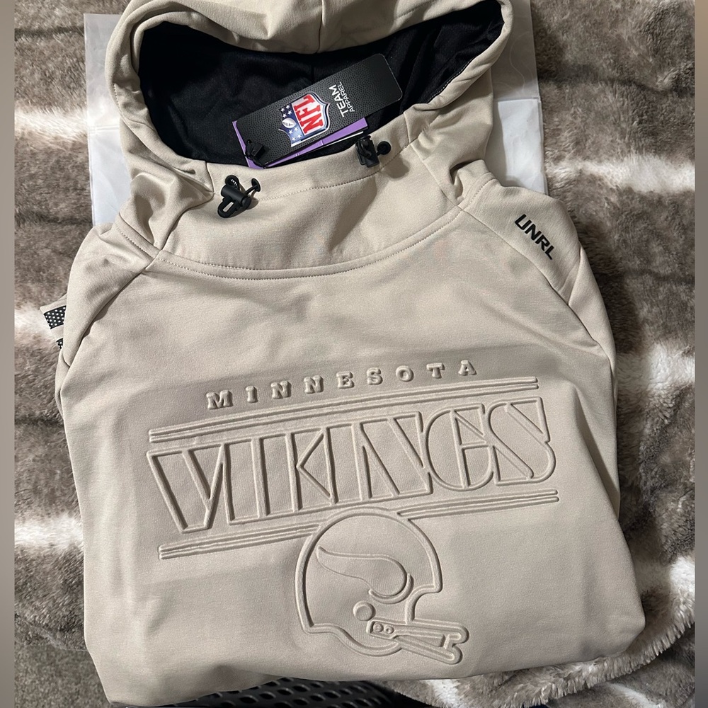 UNRL x Vikings Crossover Hoodie Sand - Hometown Collection